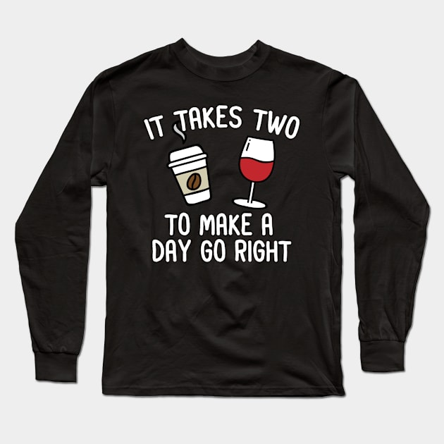 coffee Long Sleeve T-Shirt by CurlyDesigns